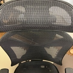 ニトリ リクライニング ワークチェア フォリスト フットレスト付き ほぼ新品の画像
