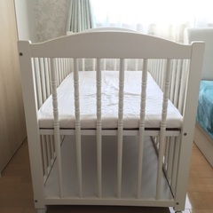 ベビーベッド　スリーピー　エリーゼ　ホワイト