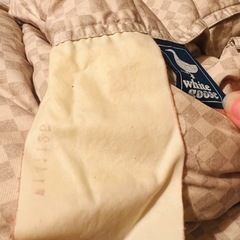 無料★高級ホワイトグース羽毛布団の画像