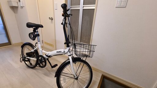 PANGAEA 折りたたみ自転車 ホワイト PANGAEA(パンゲア) パンクしない折りたたみ自転車 ホワイト