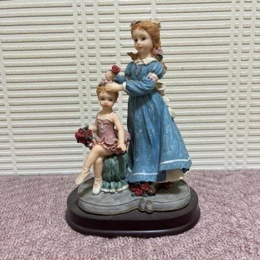 バレリーナ少女のオブジェ