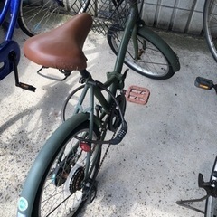 折りたたみ式自転車の画像