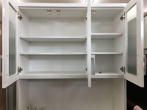 【送料込】ニトリ　キッチンボード　ダリア100 キッチンボード(リガーレ100KBロータイプ WH) | ニトリネット