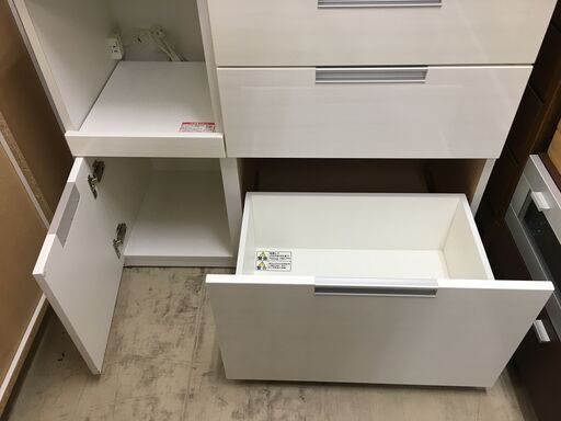 ニトリ キッチンボード ダリア100 レンジボード 食器棚 システム