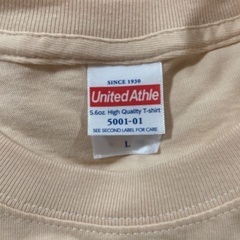 無地ユナイテッドアスレ5001-01 5.6oz 新品未使用の画像