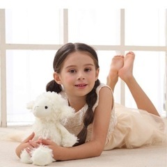 美品❣️子羊さんのぬいぐるみ❣️の画像