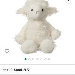 美品❣️子羊さんのぬいぐるみ❣️の画像
