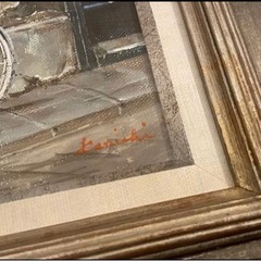 石井研一 街角 絵画の画像