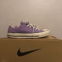 CONVERSE 藤色 スニーカー 26.5cm