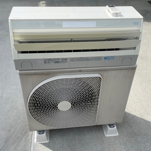 取付け可 ! ! ◇東芝 エアコン 大清快 主に18畳用 2013年製 単相200V お掃除機能 ハイスペックRAS-562EDR 高圧洗浄済み ! !