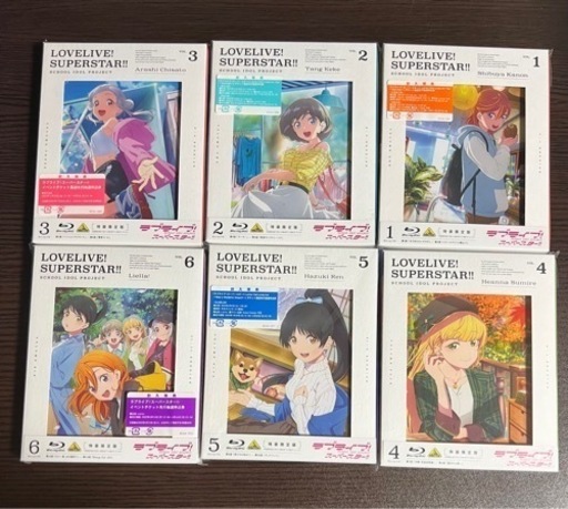 Blu-ray ラブライブ!スーパースター!! 特装限定版 1~6 全6巻セット