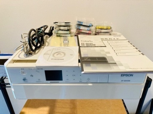 プリンター EPSON カラリオ EP-804AW 白 インクジェット複合機