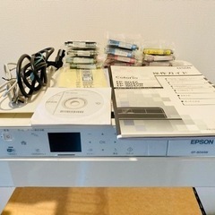 プリンター EPSON カラリオ EP-804AW 白 インクジ...