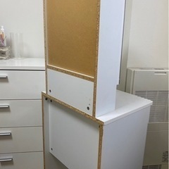 終了　ドレッサー　白の画像