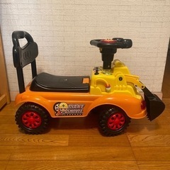 ショベルカー　手押し車の画像