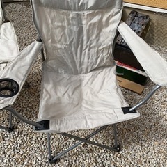 折りたたみチェア　2脚セット　アウトドア　キャンプの画像