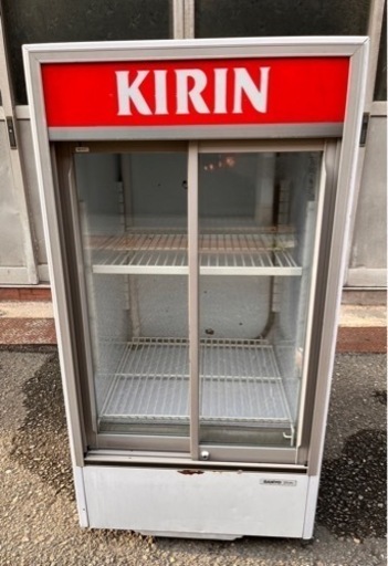 【動確済み】SANYO 業務用 冷蔵ショーケース SMR-60F 112L W550×D555×H1070 厨房機材 厨房機器 業務用冷蔵庫 サンヨー レトロ 大阪発