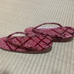 【お値下げ】 草履&巾着セットの画像