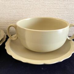 スープカップ・皿　3セット　食器　磁器