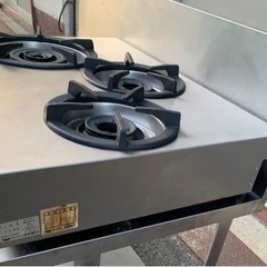 動確済み】マルゼン 業務用 都市ガス 3口 コンロ M-213C 3口ガスコンロ