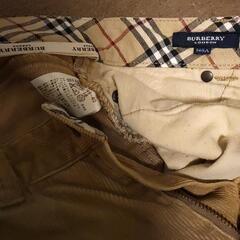 お値下げ！バーバリーコーデュロイパンツ140サイズ 2本セットの画像