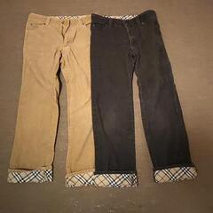 お値下げ！バーバリーコーデュロイパンツ140サイズ 2本セット