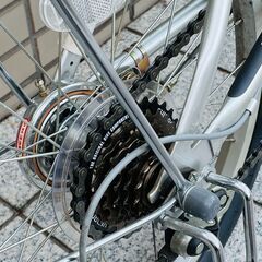 新車 折りたたみ自転車 20インチ ミニベロ シマノ6段ギア カゴ・ライト付きProtection-20の画像