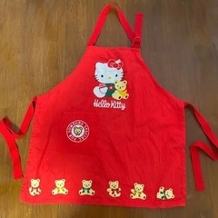 子供用　キティーちゃんエプロン