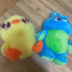 （お話中）ぬいぐるみ　トイストーリー　ダギーとバニー 