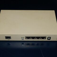 ★corega BAR-SW4P 4ポート ブロードバンドルーター ハブ アダプター無しの画像