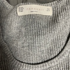 ZARA ニットワンピの画像