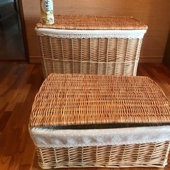 籐籠の画像