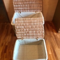 籐籠の画像
