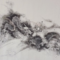 水墨画教室の画像