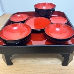 お食い初め　食器　黒