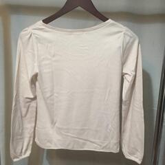 2F-1023 中古 WILLSELECTION　トップス　レディース　薄手　リボン ベージュの画像
