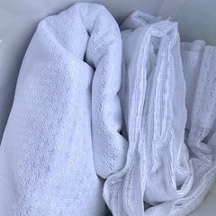 【カーテンレース】白 新中古品