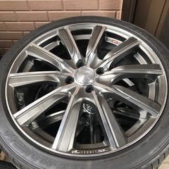 17インチ　タイヤホイール4本セット　ナット付