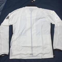 D3-10 新品 アディダス　adidas トレーニングウェア レイヤリング ライトジャケット　薄手　サイドメッシュ BUT40 [メンズ] ホワイト O の画像