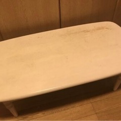 白い座卓•ローテーブルの画像