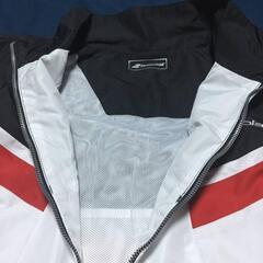 D05-01 新品 バボラ Babolat テニスウェア ユニセックス ウィンドジャケット　ウィンドブレーカー BTUOJK05 ホワイト XOサイズの画像