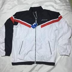 D05-01 新品 バボラ Babolat テニスウェア ユニセックス ウィンドジャケット　ウィンドブレーカー BTUOJK05 ホワイト XOサイズの画像