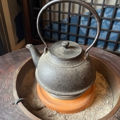 【配送無料！】お茶を立てよう！茶道用鉄瓶の画像