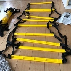 トレーニングラダー 4mx2本 連結すれば8m イグニオ 取説・袋つき