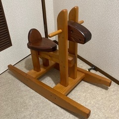 ロッキングホース　木馬　昭和レトロの画像