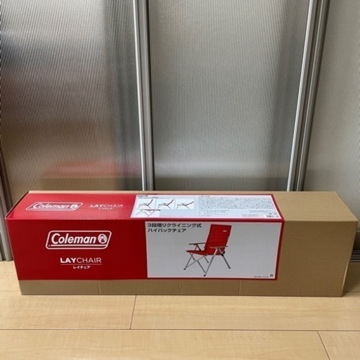 【新品】Coleman コールマン レイチェアレッド