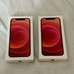 Apple iPhone12 レッド 空箱 2つ