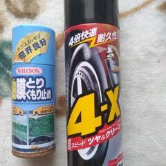 タイヤ.ツヤ＆クリーン、油膜とり＆くもり止め　チューブワックス