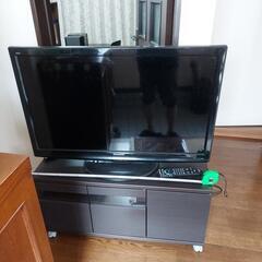 液晶テレビ37インチとテレビ台