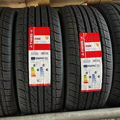 🌞215/60R16⭐工賃込み！新品未使用！エスティマ、マークX、オデッセイ、ヴェゼル、CX-3、MPV、フォレスター、レガシーランカスター等に！THREE-A製サマータイヤ入荷しました🌞